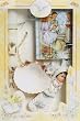 Baptism Gift Sets - Rosary - Sculptured Candle - Missal - Hanky - Shell - Keepsake - Gift Box 11.5in.x7.5in. -SPANISH