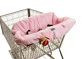 Itzy Ritzy Pink Minky Dot Shopping Cart & High Chair Cover