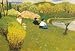 Felix Vallotton Children at a Pond ArtPoster - 13x19 custom fit with RichAndFramous Black 13 inch Poster Hangers