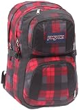 Jansport The Merit Rucksack - Red Tape Kurt Plaid, 48.33x29 cm