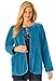 Only Necessities Women's Plus Size Chenille Bed Jacket