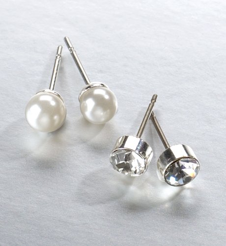 2 Pairs of Stud Earrings