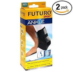 Click here to buy Futuro Sport Deluxe Ankle Stabilizer, One Size Adjustable (Pack of 2) by Futuro.