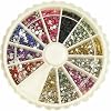 2400 1mm & 2mm Round Nail Art Rhinestone Wheel Kit