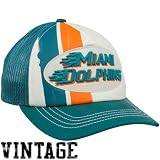 Reebok Miami Dolphins Natural-Aqua Broiler Adjustable Trucker Hat