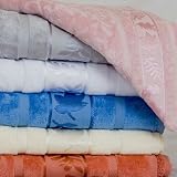 6 Pieces Egyptian cotton Grand Jacquard Towel Set Silver(Grey)