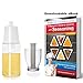 Glass Olive Oil Mister & Salad Oil Sprayer For Healthy Cooking With Oils, Vinegars. Aerosol Free Pump Oil Dispenser by Simply Better Products With A Bonus Guide to Cooking with Seasonings (White)