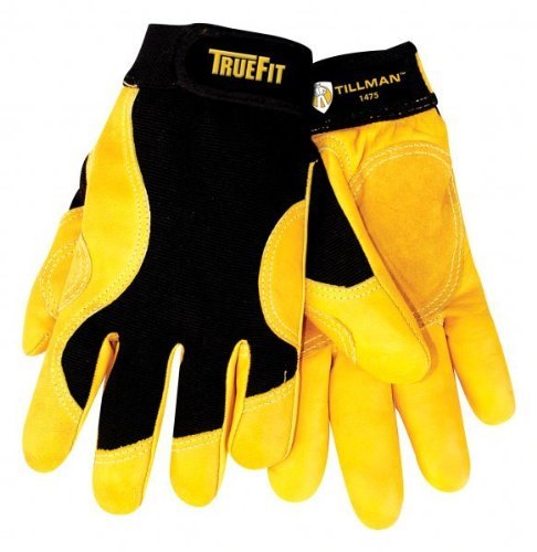 Tillman 1475XL TrueFit Mechanics Gloves XL Black Gold