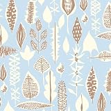Eurographics MOA1007 Moda A., Retro Leaf 30 x 30 cm, Hochwertiger Kunstdruck