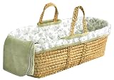 Tadpoles Sage Toile Moses Basket