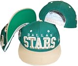 Dallas Stars Two Tone Plastic Snapback Adjustable Plastic Snap Back Hat / Cap