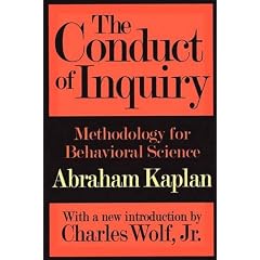 The Conduct of Inquiry: Methodology for Behavioural Science