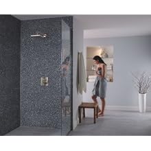Delta 57740-SS Universal Showering Components, Touch-Clean Raincan Showerhead Assembly, Stainless