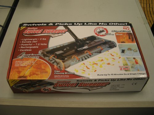 Brand new RECHARGEBLE CORDLESS SWIVEL SWEEPER AS SEEN ON TV