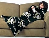 Pittsburgh Penguins Youth Comfy Throw Blanket with Sleeves