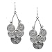 She Lian Vintage Long Womens Stylish Filigree Statement Dangle Earrings