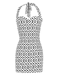 Sexy General Print Cotton/Polyester Halter Sleeveless Sheath Corset   Waistline Homecoming Dress 