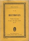 Concerto D Major op. 61 - violin and orchestra - study score - (ETP 701)