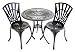 3 Piece Bistro Patio Garden Outdoor Furniture Set