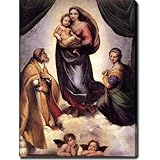 IMAGE OF Raphael Santi 'The Sisine Madonna' Canvas Oil Brush Art