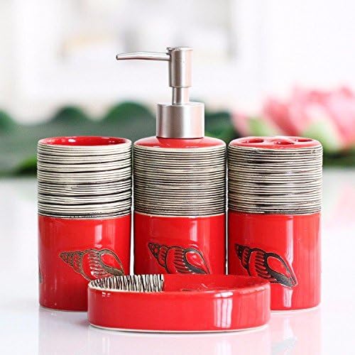 4 Piece/Set Bathroom Sets Soap Dishes Shampoo Bottle Toothbrush Holders Box Storage Organizer Bath Accessories