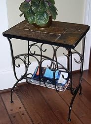 Slate - top Magazine Rack