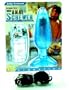 Golden Triangle Midi Anal Screwer Vibrating Butt Plug, Medium, Blue