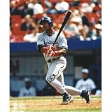 Raul Mondesi Autographed Los Angeles Dodgers (Grey Jersey) 8x10 Photo