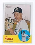 2012 Topps Heritage Short Print #450 Leo Nunez Miami Marlins