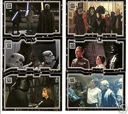 Star Wars 30th Anniversary 27 Card Tryptich Card Set Including Luke SkyWalker, Princess Leia, Darth Vader & More - Shipped in Protective Collector's Album!