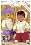 Peter Gregory Dolls Clothes Knitting Pattern: Jacket, Socks, Trousers, Sweater, Skirt, Beret (To fit 12 -14 15 -18 19 -22 doll (Suitable For Premature Babies)