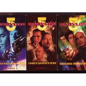 Babylon 5 3pak: Vol: 5.5 Secrets Of The Soul/In The Kingdom Of The Blind, Vol: 5.6 A Tragedy Of Telepaths/Day Of The Dead, Vol: 5.7 Phoenix Rising/The Ragged Edge [VHS]