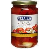 DeLalloRoastedRedPeppersw/Garlic,12-OunceJars