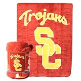 USC Trojans Micro Raschel Super Soft Fleece Throw / Blanket (Measures 50" x 60")
