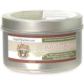 Holiday Spice Black Tea -25 Teabags Tin