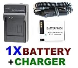 NB-8L Canon Replacement Battery Pack + Travel Charger Set (AC Wall + Car Ad ....