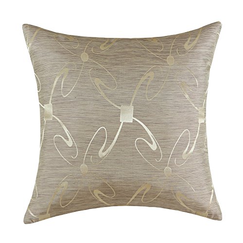 Euphoria Cushion Covers Pillows Shell Contemporary Modern Style Brown Texture Ground Gold Abstract Design 17