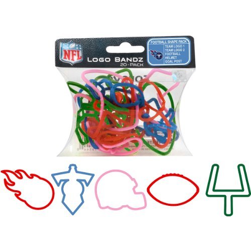 Forever Collectibles NFL  Tennessee Titans Logo Bandz