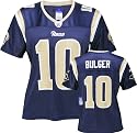 Marc Bulger Navy Reebok Replica St. Louis Rams Women's Jersey