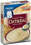 Gerber Oatmeal Cereal, 8-Ounce Boxes (Pack of 12)
