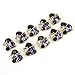 10 Pcs 3D Alloy Charm Rhinestones Crystal Nail Art Tips Manicure DIY Decoration