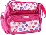Luvable Friends Bright Colors Pink Diaper Bag