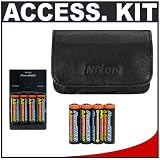 Nikon Coolpix Soft Grey Camera Carrying Case for L11  L12  L14  L15  L18  P60  S7c  S9  S50  S50c  S51  S51c  S200  S210  S500  S510  S520  S550  S600  S700 Digital Cameras