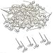 40 Ball Loop Earrings Round Sterling Silver Parts 4mm