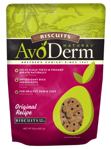 More image AvoDerm Natural Original Kookies Dog Treat, 20-Ounce (Pack of 6)