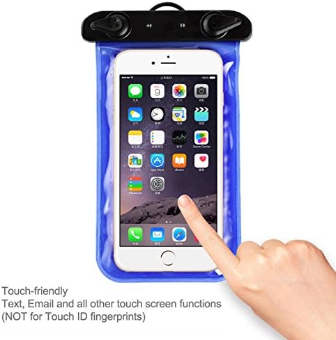 Waterproof Case Bag For Apple iPhone 6 and 6 Plus 5S 5C 5 , Samsung Galaxy S6 and S6 edge S5 S4 S3 Note3 Note4, HTC One M9, M8, M7, Max, LG G4 G3 G2, Google Nexus 6, 5, 4, Sony Xperia Z3, Z2, Z1, Nokia Lumia, BlackBerry, Motorola MOTO G, G2, X, Waterproof Pouch, Miyoo Ultra Universal Waterproof Bag Pouch Case with Touch Responsive Transparent Screen Protector