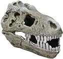 Exotic Environments T-Rex Skull Aquarium Ornament, Large, 10-Inch by 6-Inch by 6-Inch