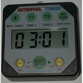 Interval Workout Timer TMR04-B Black - LOUD : MMA, HIIT, Boxing, Wrestling, Martial Arts, Fitness, HIIT, Endurance, Weight Lifting