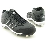 ADIDAS Diamond King Mid Baseball Shoes Black Mens SZ