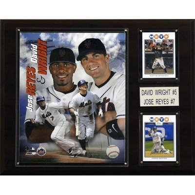 MLB New York Mets David Wright and Jose Reyes Player Plaque